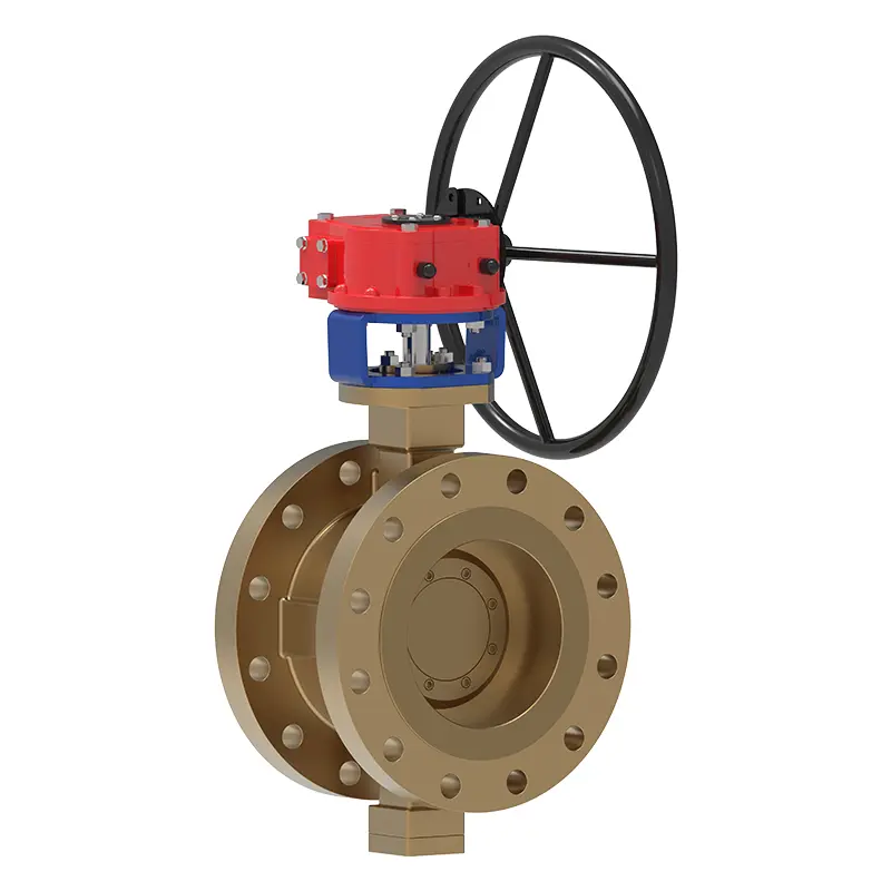 Valvola farfalla flangia tripla bronzo