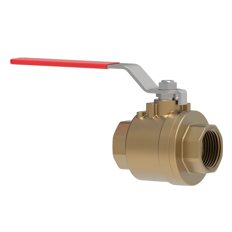 Valvola a sfera NPT a due pezzi in bronzo