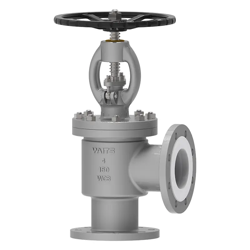 Valvola globale angolo foderato PTFE‌‌