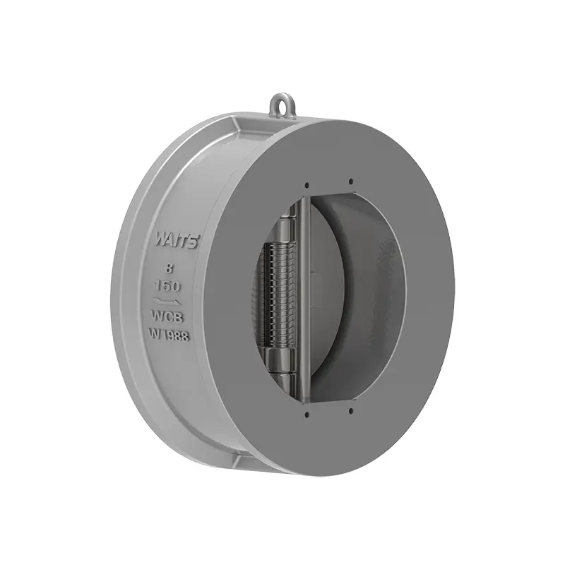 Valvola di ritegno a doppia piastra con tenuta morbida